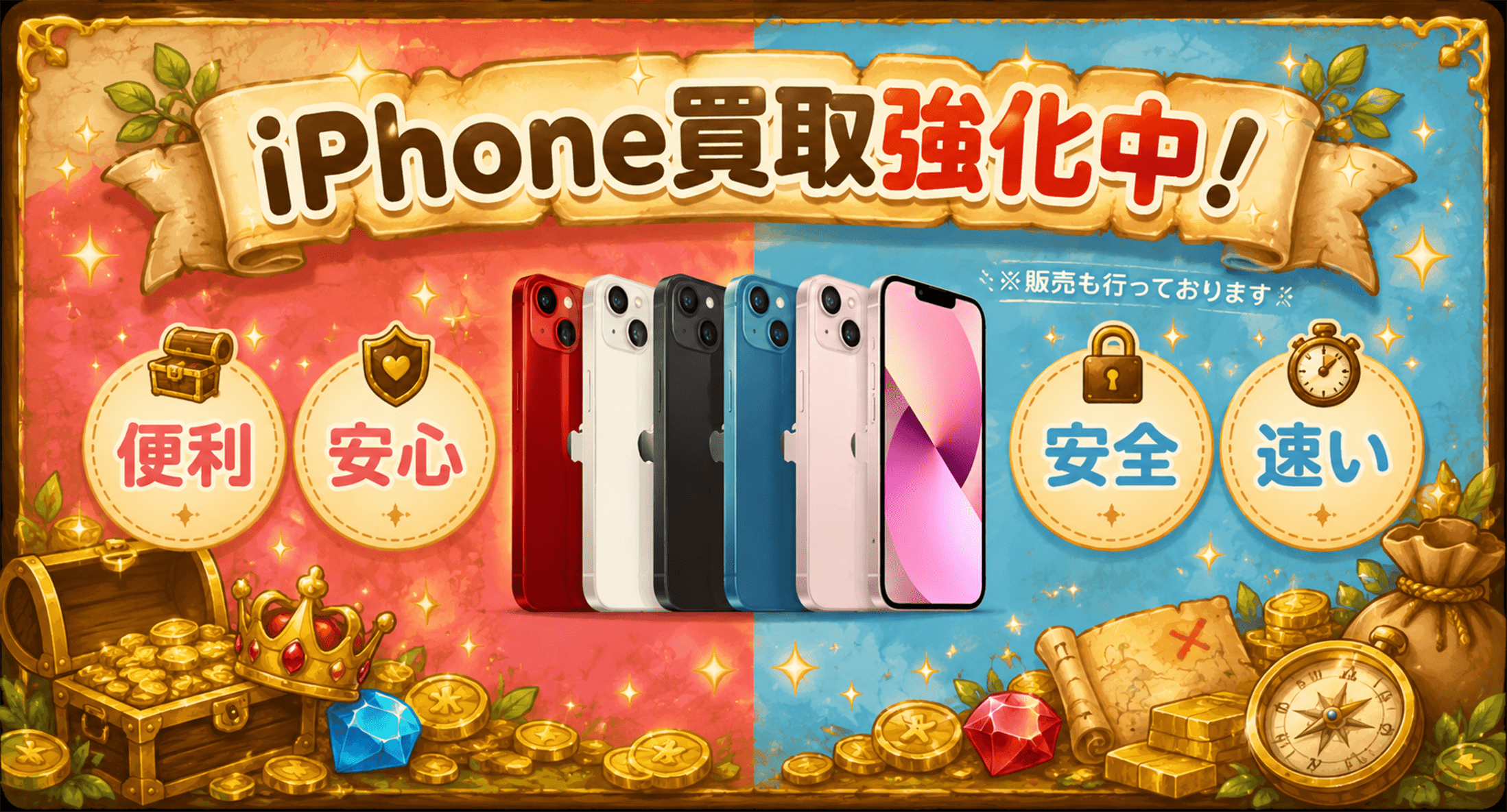 iphone販売始めました